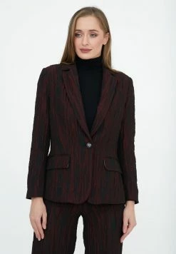 Madam-T MANA - Blazer - Black / Maroon