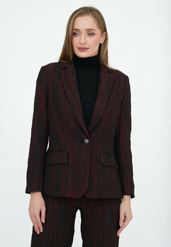 Madam-T MANA - Blazer - Black / Maroon 1 Madam-T MANA - Blazer - Black / Maroon