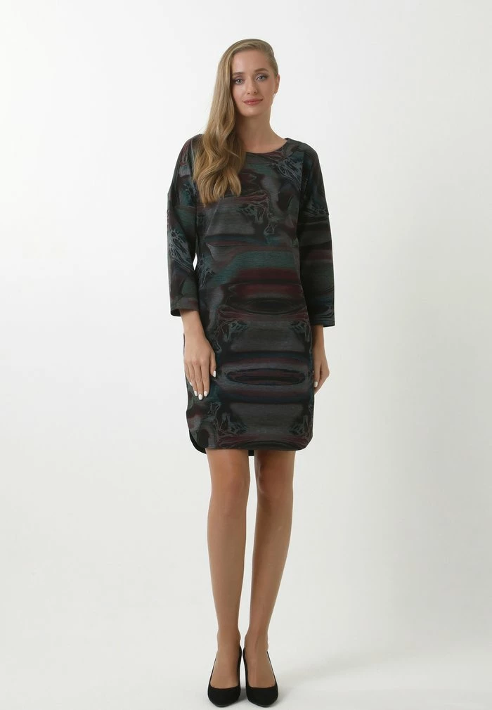 Madam-T LEONIE - Robe De Jour - Grau/aqua 2 Madam-T LEONIE - Robe De Jour - Grau/aqua – Image 2