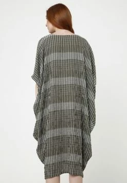 Madam-T Robe De Jour - Khaki, Weiß -Madam-T Soldes 2022 c2e04587c5c2460cb5c9946bfe0eb89d