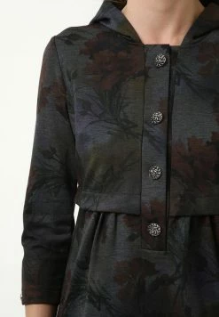 Madam-T VETRA - Robe Fourreau - Grau, Braun -Madam-T Soldes 2022 c33d7f2677484e9ead449cc3f70835f3