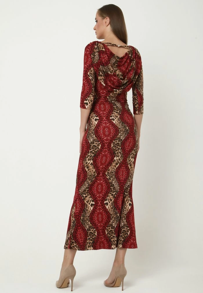 Madam-T ARAGURIA - Robe Longue - Pflaume 3 Madam-T ARAGURIA - Robe Longue - Pflaume – Image 3