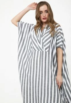 Madam-T KORNA - Robe Longue - Schwarz/weiß -Madam-T Soldes 2022 c39f9b21ae3b43269813b8fd6395f635