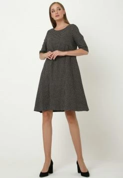 Madam-T ALLTAGS ASIDA - Robe De Jour - Beige/schwarz -Madam-T Soldes 2022 c3d9a1b31e3342468bf062e74449d4f5