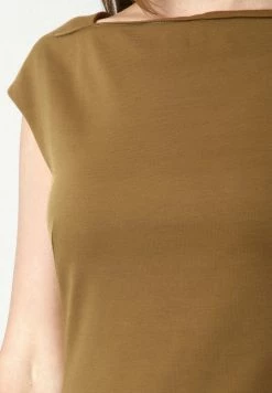 Madam-T SENAYA - Robe Fourreau - Senf -Madam-T Soldes 2022 c4362562f8fa4465a6ad94007914492c