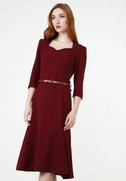 Madam-T Robe De Jour - Weinrot