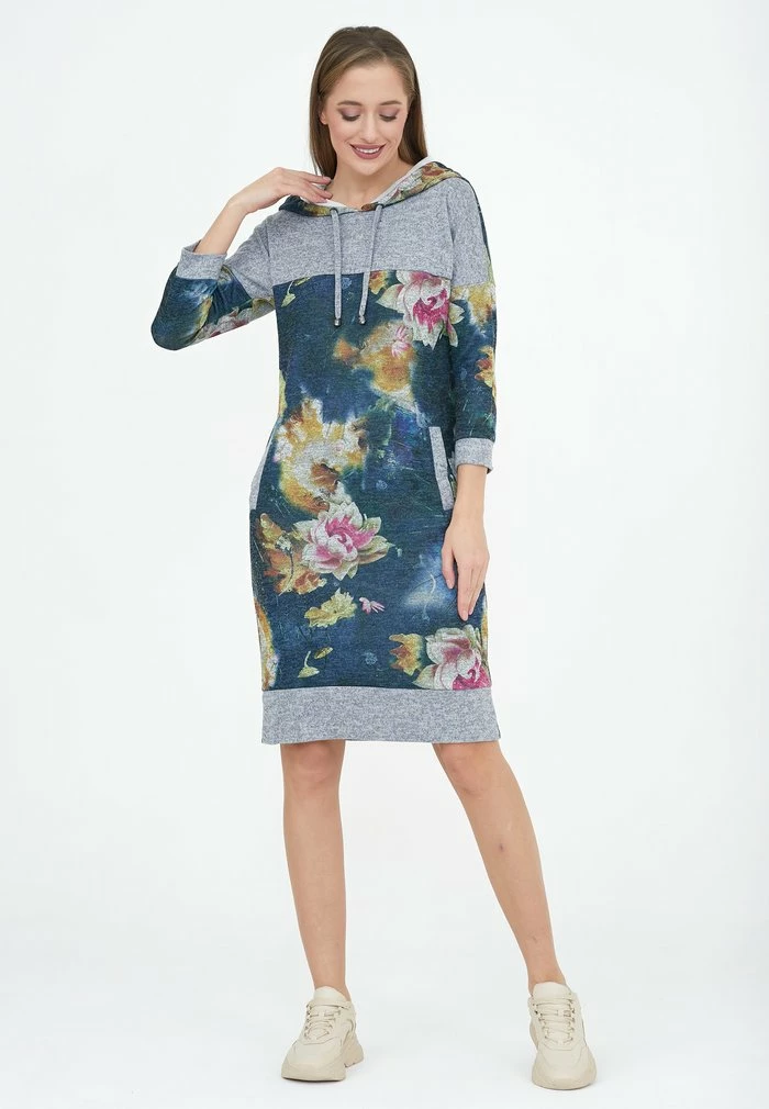 Madam-T VEGETA - Robe De Jour - Blau/mezzello 2 Madam-T VEGETA - Robe De Jour - Blau/mezzello – Image 2