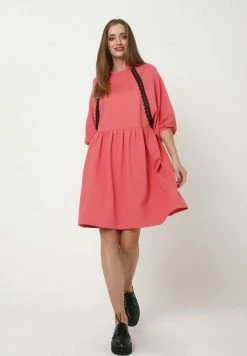 Madam-T ADAMASA - Robe En Jersey - Coral -Madam-T Soldes 2022 c553db613dc245d48958104502653f1b