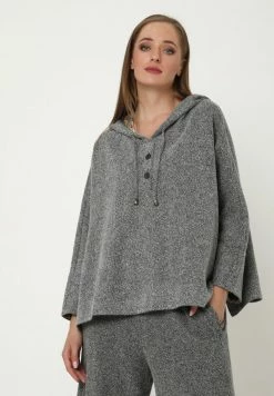 Madam-T ROCHEL - Sweat à Capuche - Schwarz Weiß