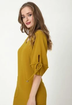 Madam-T ANHELITA - Robe De Jour - Senf -Madam-T Soldes 2022 c58e3e0390af4e3e8a7f4a9ad158c78f