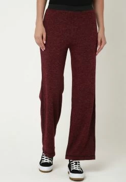 Madam-T Pantalon Classique - Weinrot