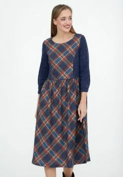 Madam-T SHARLIS - Robe De Jour - Blau/rot -Madam-T Soldes 2022 c61c9774cf2d40f78fc4cf34eb618793