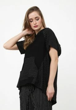 Madam-T KIRA - Tunique - Schwarz/weiß