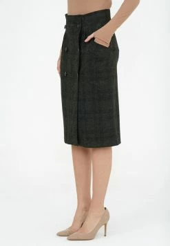 Madam-T ROCK NORMA - Jupe Portefeuille - Khaki 11 Madam-T ROCK NORMA - Jupe Portefeuille - Khaki -Madam-T Soldes 2022 c61f148f7502416abcb608d6c39e563f