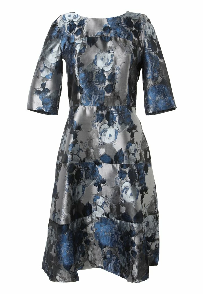 Madam-T Robe De Jour - Silbrig Blau 8 Madam-T Robe De Jour - Silbrig Blau – Image 8