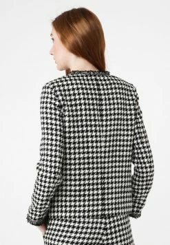 Madam-T JACKE SIBYLLA - Veste Mi-saison - Weiß Schwarz -Madam-T Soldes 2022 c73e307addcf493e8c5dfc335d2dfc72