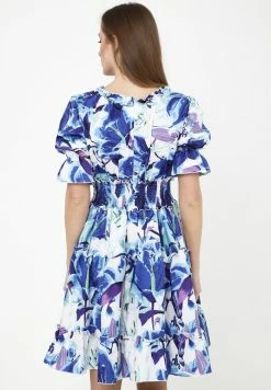 Madam-T Robe De Jour - Weiß Kornblumenblau 11 Madam-T Robe De Jour - Weiß Kornblumenblau -Madam-T Soldes 2022 c80c3be7a0dd4e17b5f25c5d893da0c5