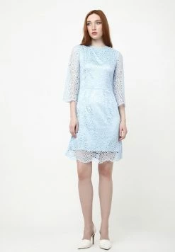 Madam-T SONATERA - Robe Fourreau - Hellblau -Madam-T Soldes 2022 c82618c03cb14a0caca2a3a333bf2ad4