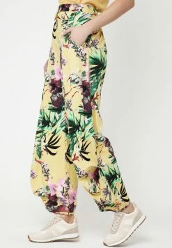 Madam-T Pantalon Classique - Gelbgrün -Madam-T Soldes 2022 c85059b27d084056bba71c290f280571