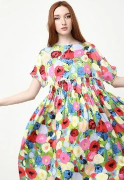 Madam-T OFELIA - Robe De Jour - Blau Rot -Madam-T Soldes 2022 c85ef683ccbc462f838dc3779f1886cb