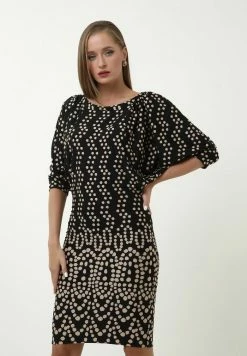 Madam-T Robe Fourreau - Dark Grey -Madam-T Soldes 2022 c8e03a67d6bc424685b4933903461a76