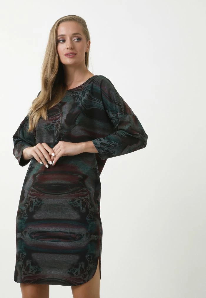 Madam-T LEONIE - Robe De Jour - Grau/aqua 1 Madam-T LEONIE - Robe De Jour - Grau/aqua