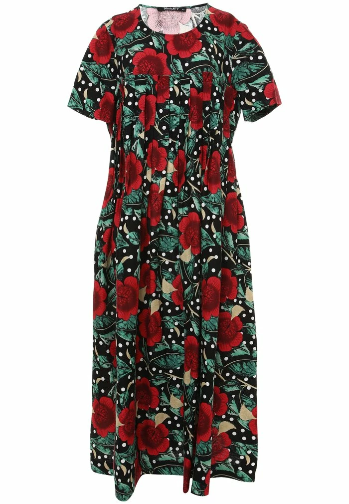 Madam-T Robe Longue - Schwarz Rot 7 Madam-T Robe Longue - Schwarz Rot – Image 7