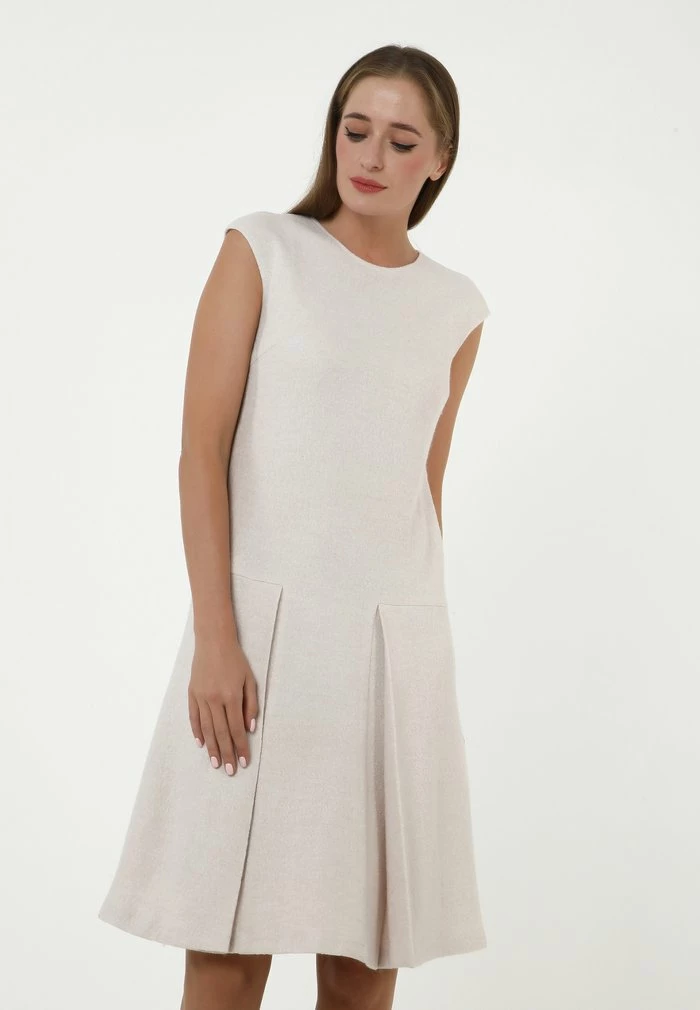 Madam-T GASCONA - Robe De Jour - Creme 1 Madam-T GASCONA - Robe De Jour - Creme