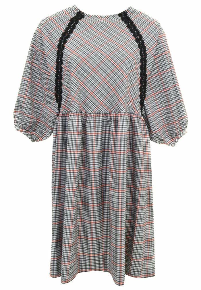 Madam-T ADAMASA - Robe De Jour - Grüner Zig Rot 7 Madam-T ADAMASA - Robe De Jour - Grüner Zig Rot – Image 7