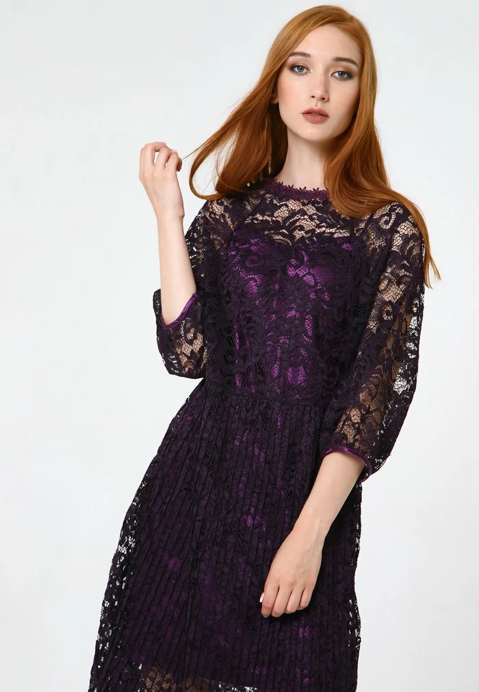 Madam-T ADAMASA - Robe De Jour - Lila 6 Madam-T ADAMASA - Robe De Jour - Lila – Image 6