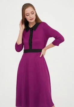 Madam-T JEANETTE - Robe Chemise - Lila Irena -Madam-T Soldes 2022 ca684d9864bf415e88c7b25a57d41785