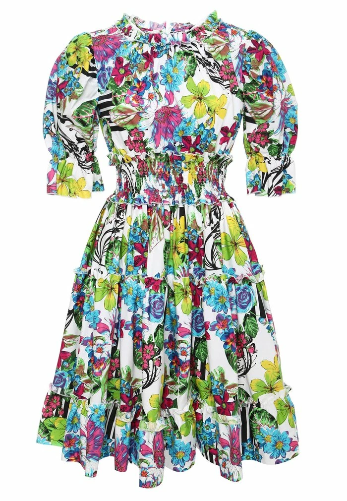 Madam-T Robe De Jour - Weiß, Hellblau 5 Madam-T Robe De Jour - Weiß, Hellblau – Image 5