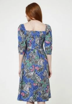 Madam-T CHANTALE - Robe De Jour - Kornblume Blau/rosa -Madam-T Soldes 2022 cb1d205044ed44aab83695034cec1270