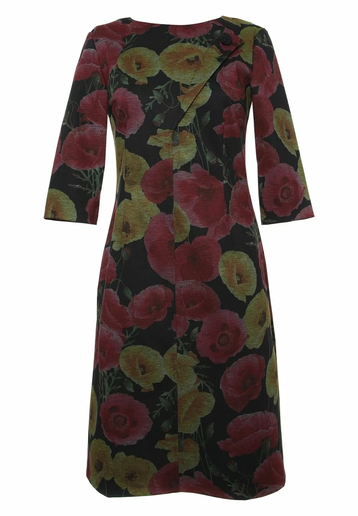 Madam-T JERSEYKLEID - Robe En Jersey - Schwarz/weinrot 7 Madam-T JERSEYKLEID - Robe En Jersey - Schwarz/weinrot – Image 7