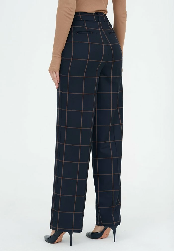 Madam-T Pantalon Classique - Blue Brown 7 Madam-T Pantalon Classique - Blue Brown – Image 7