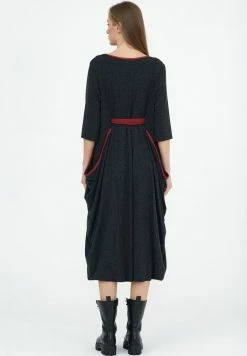 Madam-T DIODORA - Robe De Jour - Black -Madam-T Soldes 2022 cc6b94e571d24bf9be701185125f3ea2