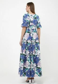 Madam-T SALAMEA - Robe Longue - Weiß, Kornblumenblau 10 Madam-T SALAMEA - Robe Longue - Weiß, Kornblumenblau -Madam-T Soldes 2022 ccc2474d16ac49d3befe8e38e6fd9a27