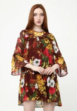 Madam-T EDEMIA - Robe De Jour - Wein Rot/rot