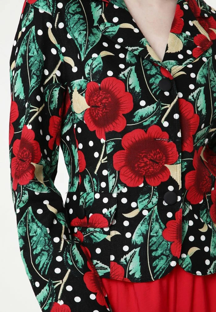 Madam-T Blazer - Schwarz Rot 6 Madam-T Blazer - Schwarz Rot – Image 6