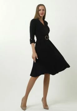 Madam-T KLEID NENSI - Robe Fourreau - Blau -Madam-T Soldes 2022 cd9c4424ddae42bd8272046835c3ed63