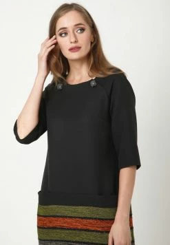 Madam-T Robe De Jour - Schwarz Orange -Madam-T Soldes 2022 cdb3836c52224c2599d80234e3bbb74c