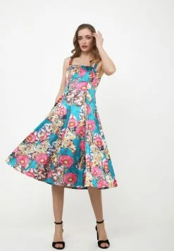 Madam-T Robe De Jour - Aqua Rosa