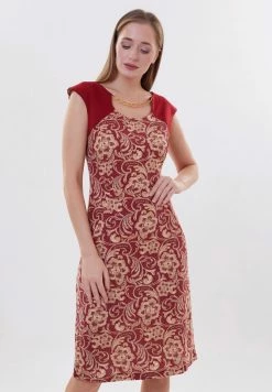 Madam-T KONIA - Robe De Jour - Rot Beige -Madam-T Soldes 2022 ce7ba003798341b19414dfb45a606746