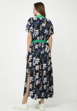 Madam-T TSURUMI - Robe Longue - Blau, Rosa -Madam-T Soldes 2022 ce89236181954e00bb30e2069d7d6f36