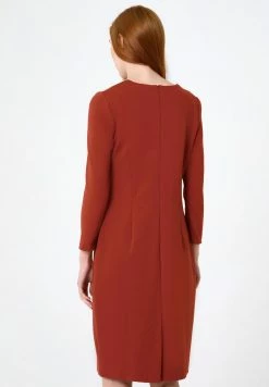 Madam-T Robe De Jour - Terrakotta, Pfirsich -Madam-T Soldes 2022 cf33008a656f48cca6c416b479ad5f9b