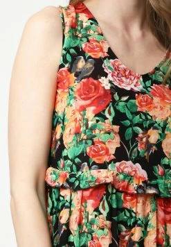 Madam-T LENOR - Robe De Jour - Schwarz, Orange -Madam-T Soldes 2022 cf3dd50f38eb41f183a8617d1969ad78