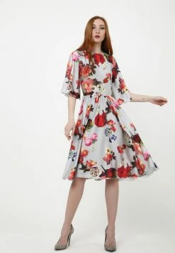 Madam-T Robe De Jour - Grau Rot