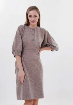 Madam-T BRUNILDA - Robe Fourreau - Bla Utzk / Senf