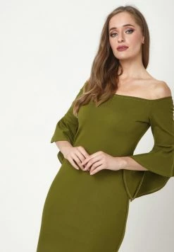 Madam-T SABINA - Robe En Jersey - Khakifarben -Madam-T Soldes 2022 cfd40dfe7d884cb1b45a3b034700a371