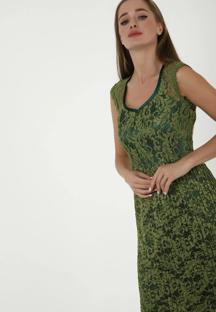 Madam-T KAYLE - Robe De Soirée - Olive 7 Madam-T KAYLE - Robe De Soirée - Olive – Image 7